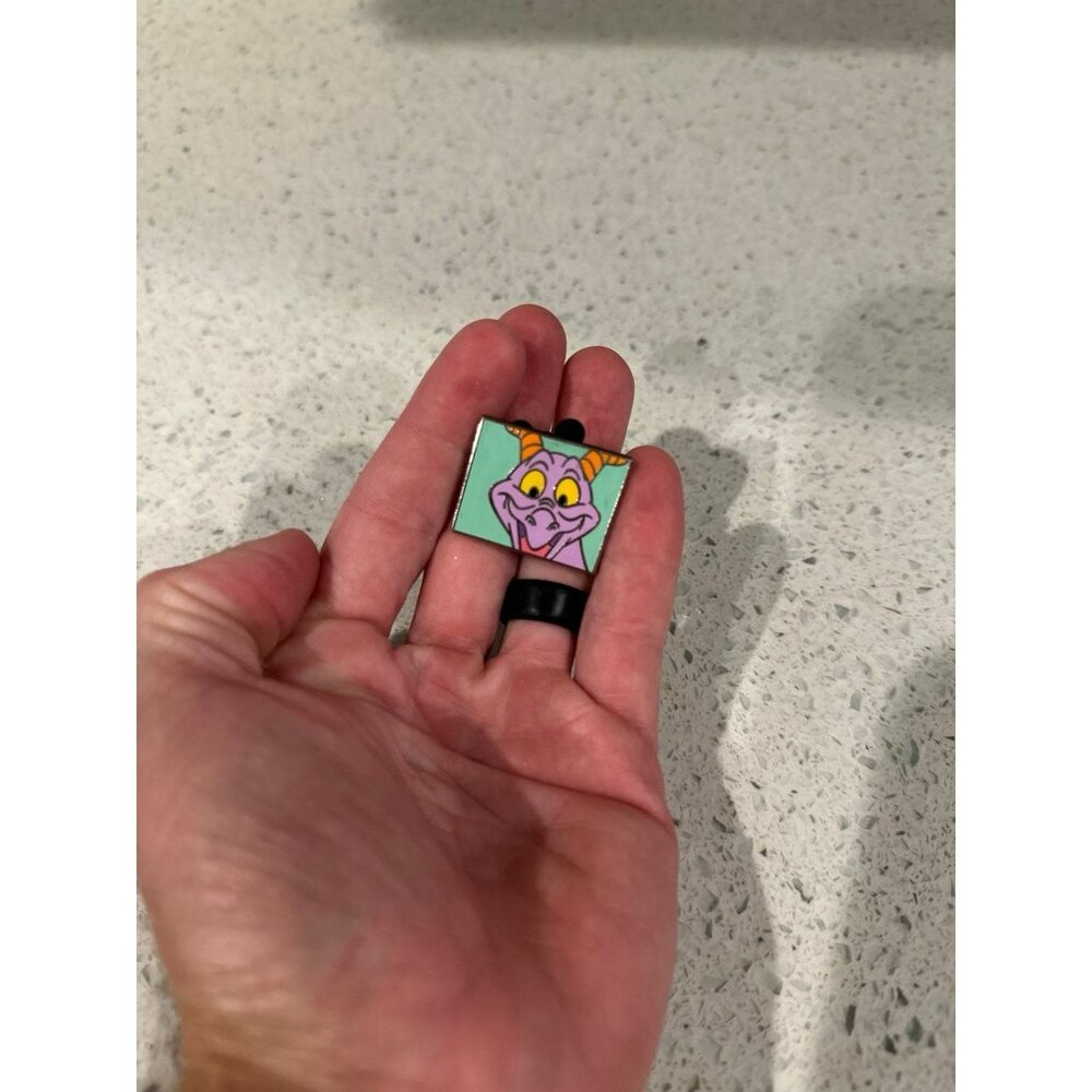 Disney Pin 107060 WDW - Figment Close-Up Mystery Collection - Head On Green...